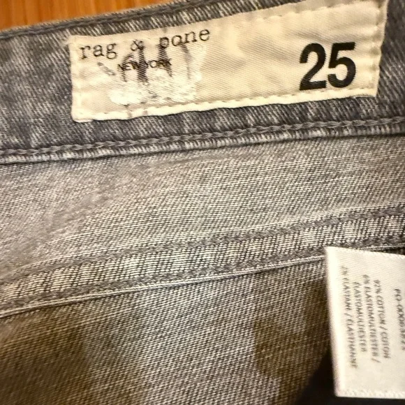 Rag & Bone Cate Mid-Rise Ankle Skinny Jeans 25 Sold Out Online - Picture 7 of 8